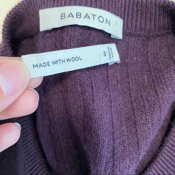 Aritzia Babaton Nathaniel Cropped Ribbed Sweater - Picture 11 of 13
